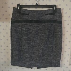 Express Gray Mini Pencil Skirt for Work